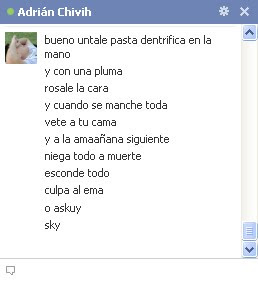 TE CABIO LA CAMA CHIVI :D