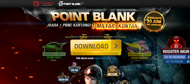 Cara Download Point Blank Garena atau Point Blank Revolution