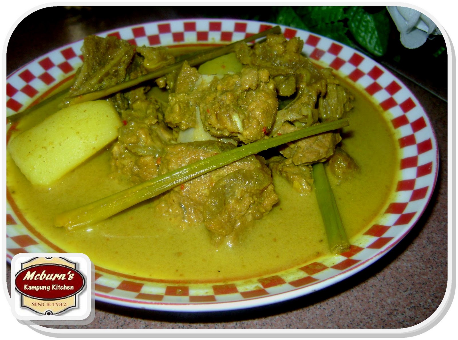 McBurn's/Home_malay: Bony Beef & Coconut gravy / Masak 