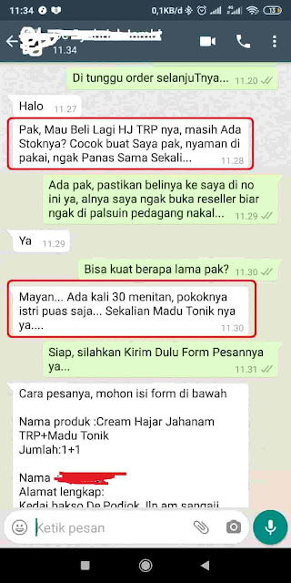 Cream Hajar Jahanam TRP Obat Kuat Oles Yang Tidak Panas Nyaman Aman Di Pakai