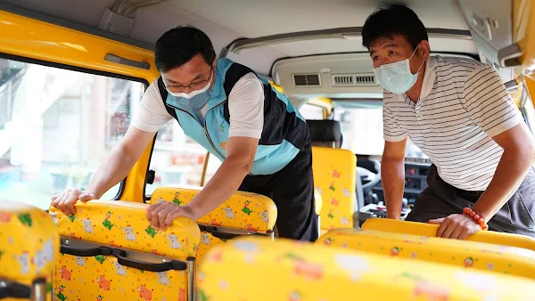 鹿港鎮立幼兒園新購7輛娃娃車 守護孩童乘車安全