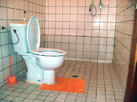 location de toilettes propres dans un appartement a louer a Yaounde