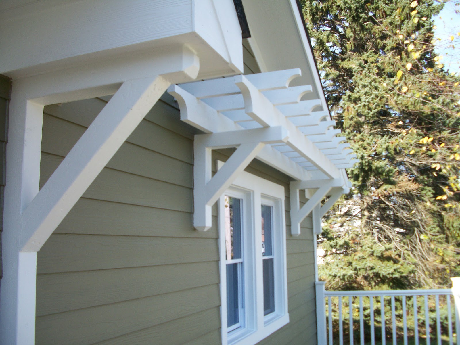 Pergola Over Garage Doors