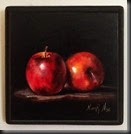 Red Apples. Wood 7x7x1_2