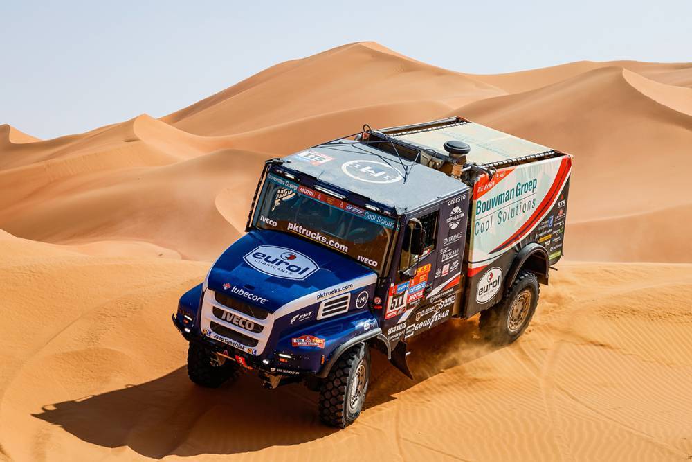 Dakar 2023: En Camiones, Van den Brink gana la etapa 11, descuenta y acecha a Van Kasteren