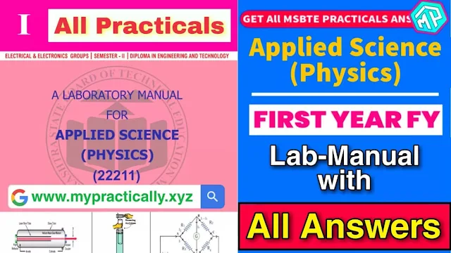 Applied Science Physics 22211 Solved Lab Manual Answers 2nd Semester Msbte I Scheme Lab Manual Answers