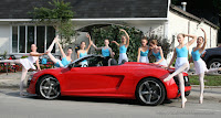 Girls with Audi R8