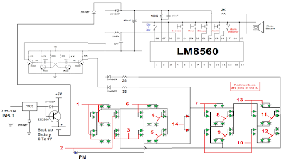 24Hr Digital LED Clock Without using Microcontroller