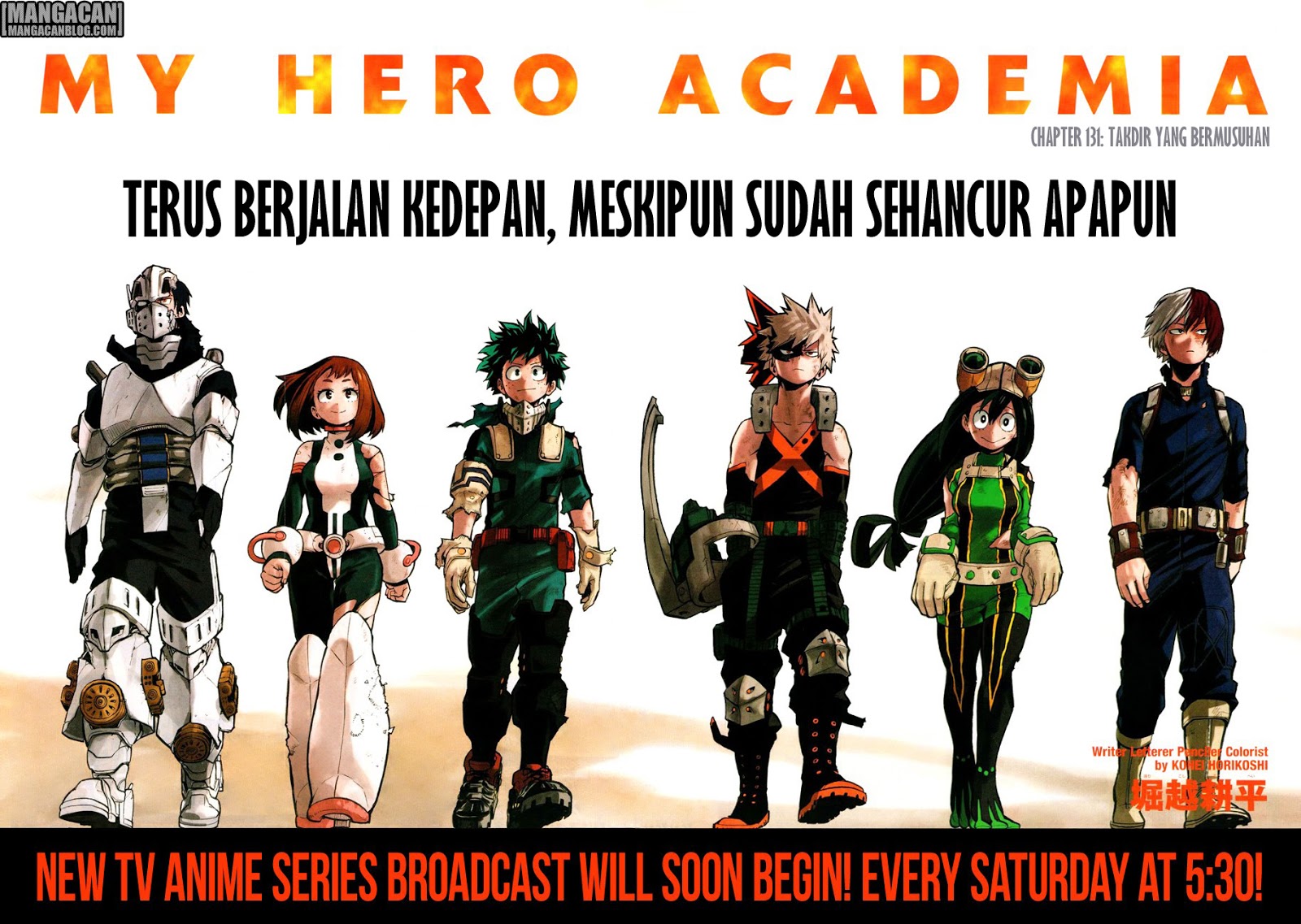 Boku no Hero Academia Chapter 131 Teks Indonesia Spoiler My Hero Academa 132 Mangajo