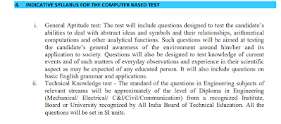 DVC Junior Engineer Recruitment 2023 40 Jobs Exam Syllabus