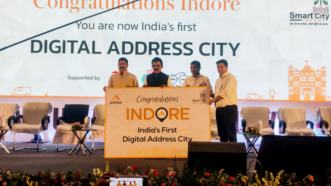 Smart City Indore with Pataa App is Now India's 1st Digital Address City with Over 5 Lakh Digital Addresses