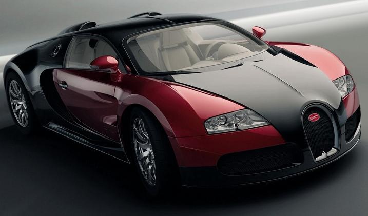 bugatti veyron black and red