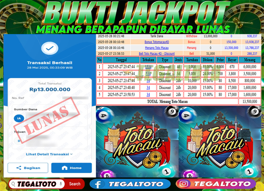 Bukti Jackpot
