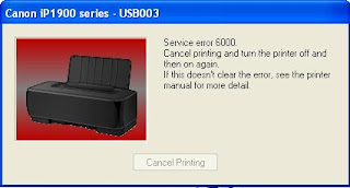mengatasi error 6000 printer canon