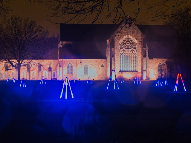 jiemve, le temps d'une pose, Abbaye, Abbaye de l'Epau, illuminations, 2023