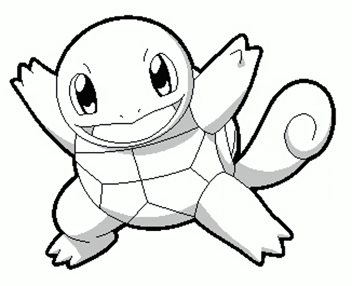 New Squirtle  Coloring  Pages  Download Free Pokemon  