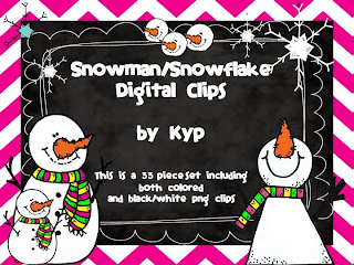 http://www.teacherspayteachers.com/Product/SnowmanSnowflake-Clipart-Set-1040510