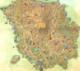 Vvardenfell Skyshards Location Map The Elder Scrolls Online (ESO)
