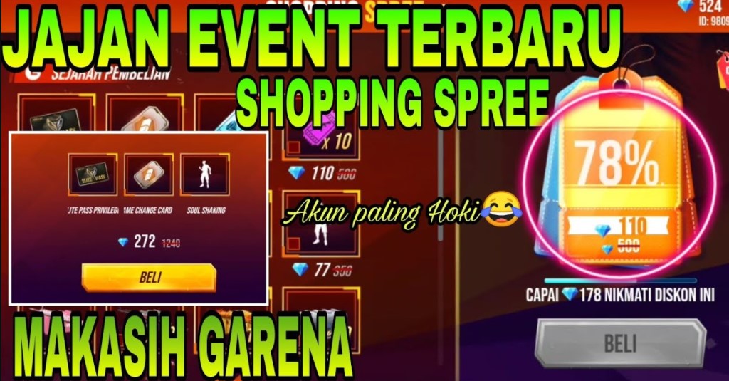 Shopping Spree Free Fire