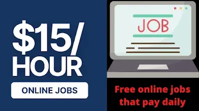 Free online jobs that pay daily