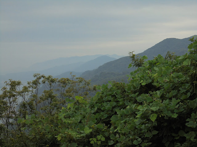 五本松公園から島根半島の稜線を望む