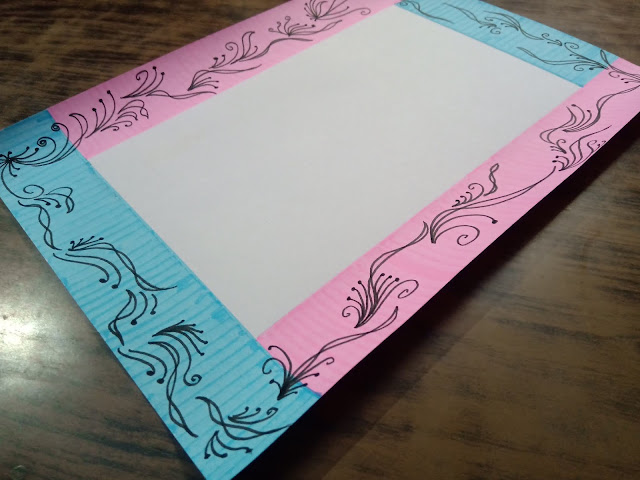 Frame Style Paper Border Decoration