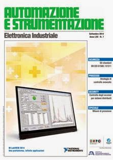 Automazione e Strumentazione 2014-07 - Settembre 2014 | ISSN 0005-1284 | TRUE PDF | Mensile | Professionisti | Elettronica | Automazione
Dal 1953, Automazione e Strumentazione è il punto di riferimento in Italia per chi si occupa di automazione sia nelle industrie caratterizzate da processi continui e batch sia in quelle caratterizzate da processi discreti.
La rivista è organo ufficiale dell’ANIPLA (Associazione Nazionale Italiana per l’Automazione). Sono inoltre attive collaborazioni con le principali associazioni del settore tra cui AIS – ISA Italy Section, GISI e ANIE – AssoAutomazione. Il Comitato Scientifico della rivista è composto da esponenti di spicco del mondo dell’Industria, dell’Università e delle Associazioni.
Automazione e Strumentazione è distribuita in abbonamento e mailing list a dirigenti, responsabili commerciali, buyer, direttori di stabilimento, tecnici, progettisti, system integrator e protagonisti del mondo dell’università e della ricerca.
Nelle sezioni della rivista trovano ampio spazio attualità di prodotto e di mercato, focus economici, indagini, approfondimenti tecnologici e applicazioni, speciali tematici e contributi dalla comunità scientifica.
Automazione e Strumentazione offre informazioni complete anche in rete: sono disponibili approfondimenti esclusivi, documenti tecnici, whitepaper, gallerie multimediali, osservatori, sondaggi e altro materiale utile a completare l’informazione offerta dalla rivista cartacea. La rivista e i suoi giornalisti sono inoltre attivi sui principali social network professionali come Twitter e Linked In.
Automazione e Strumentazione contribuisce a promuovere e organizzare le mostre-convegno di settore del gruppo Fiera Milano Media. Organizza inoltre eventi e tavole rotonde nell’ambito delle principali fiere di settore.