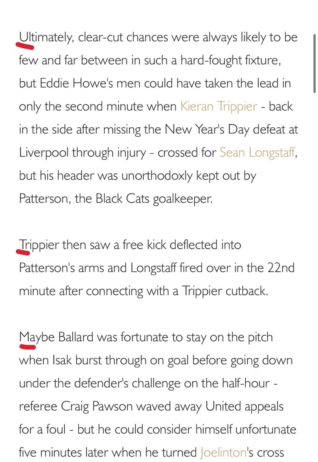 Newcastle post cheeky hidden message in match report of Sunderland win