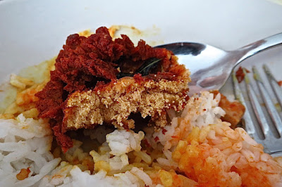 Hajah Maimunah, fried fish roe