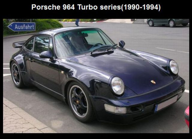 Porsche 964 Turbo Series This car is sometimes mistakenly called 965 this