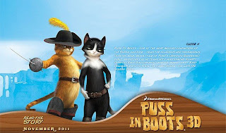 Animated movie Puss in Boots poster