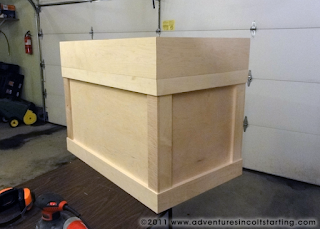 wooden trunk plans