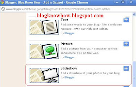 How to Add a Slideshow to Blogger