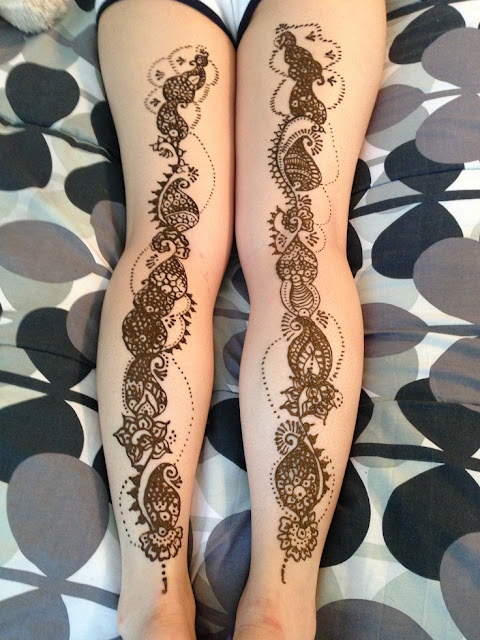 Bridal Mehndi Designs for Full legs