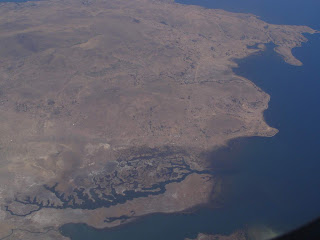 Titicaca from airplane