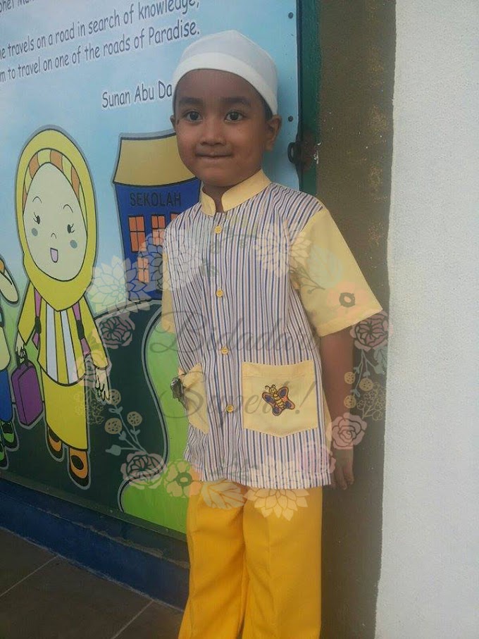 First Day Persekolahan Irfan