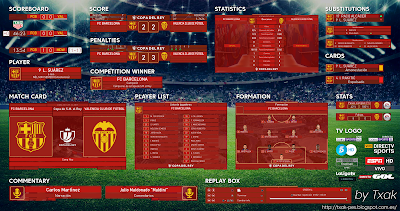 PES 2018 Copa Del Rey Scoreboard by Txak