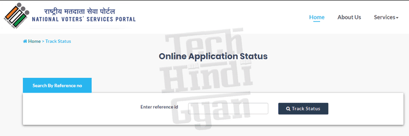 Track Voter ID Card Application Status Online