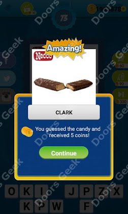 Answers, Cheats, Solutions for Guess the Candy Level 73 for android and iphone