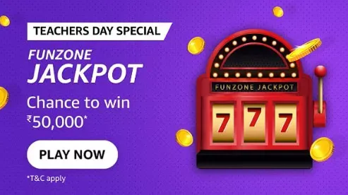 Amazon Teacher's Day Special FunZone Jackpot