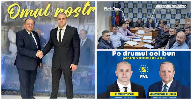 Interlopul Florin „Kempes” Țugui, desemnat candidat PNL la Primăria Vicovu de Jos