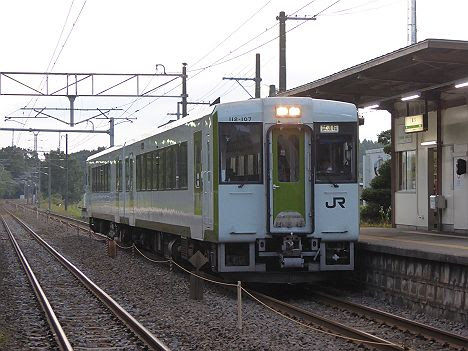 東北本線　黒磯～新白河駅間でキハ110系の試運転を目撃！