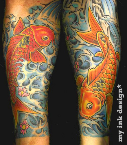 pictures of koi fish tattoos