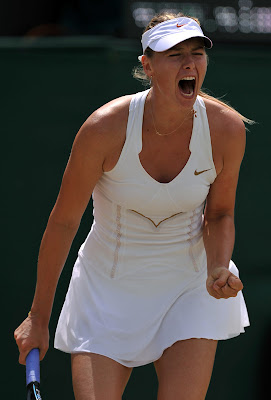 Maria Sharapove Excited Photo