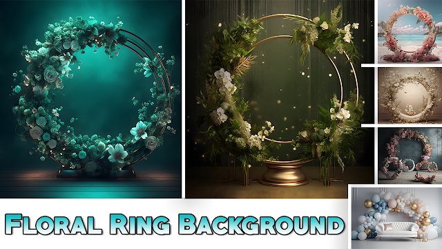 Floral Ring Background