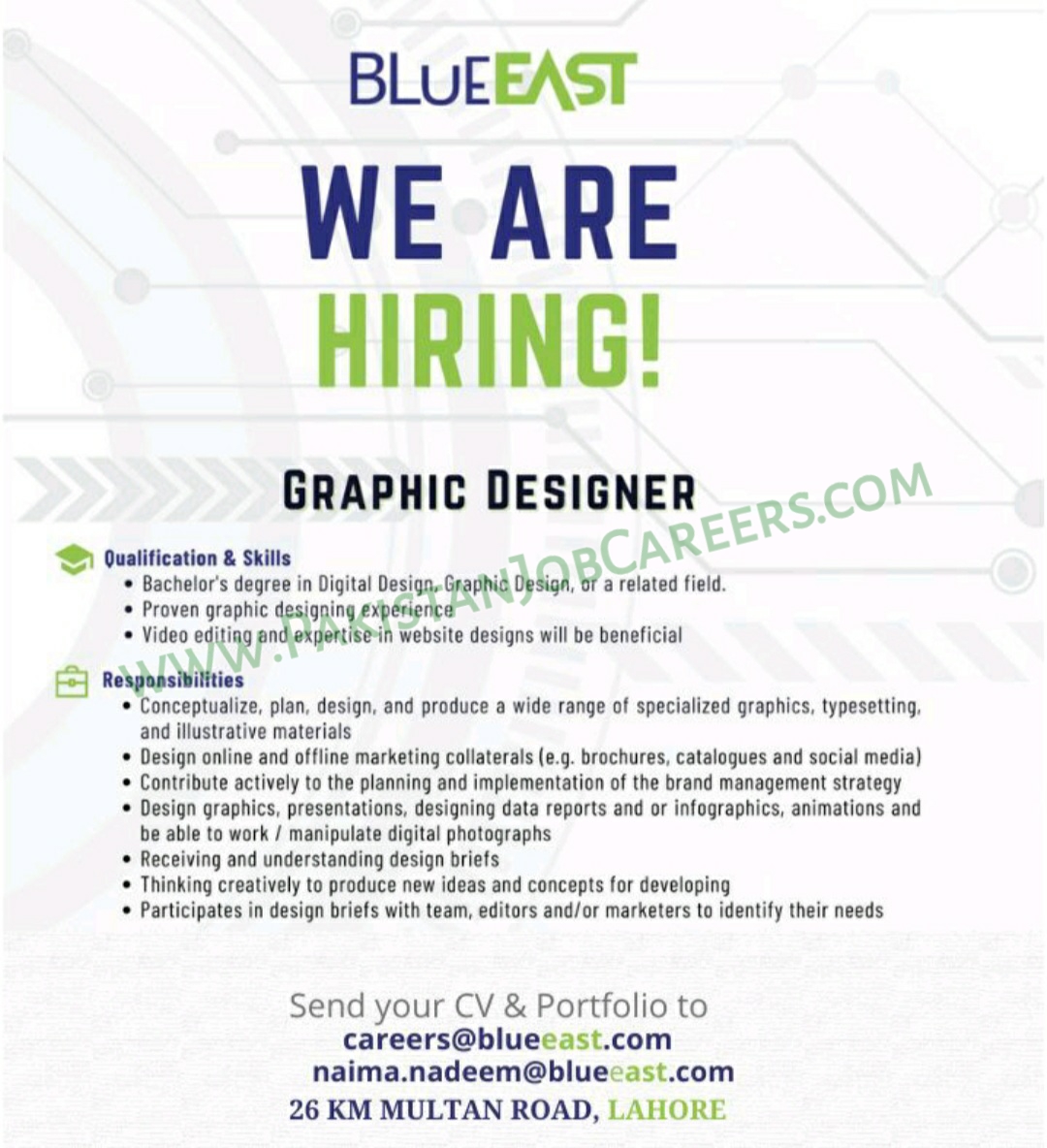 BlueEast IT Company December Jobs Announced 2022 For Manager, Developers, & Graphic Designer Positions Latest