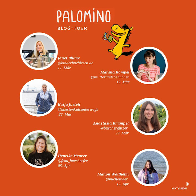 Das Kinderbuch "Palomino": Von dem Wunsch nach einem eigenen Pony, Reitunterricht und Fellfarben. Es gibt eine Blogtour zu dem Buch für Kinder ab 4 Jahren mit vielen Tipps.