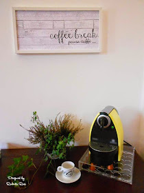 SRM Stickers Blog - Coffee Break Wall Art by Roberta - #vinyl #homedecor
