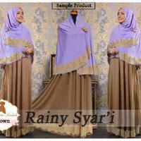 Baju Gamis Bergo Busui Rainy Syar'i Jumbo