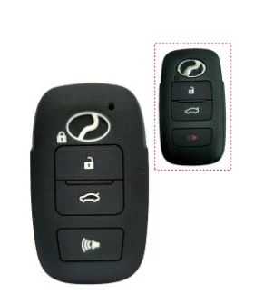 Perodua New MYVI 2022 / All-New Ativa Keyless 3BUTTON Keyless Push Start Remote Car Key Silicone Protection Cover